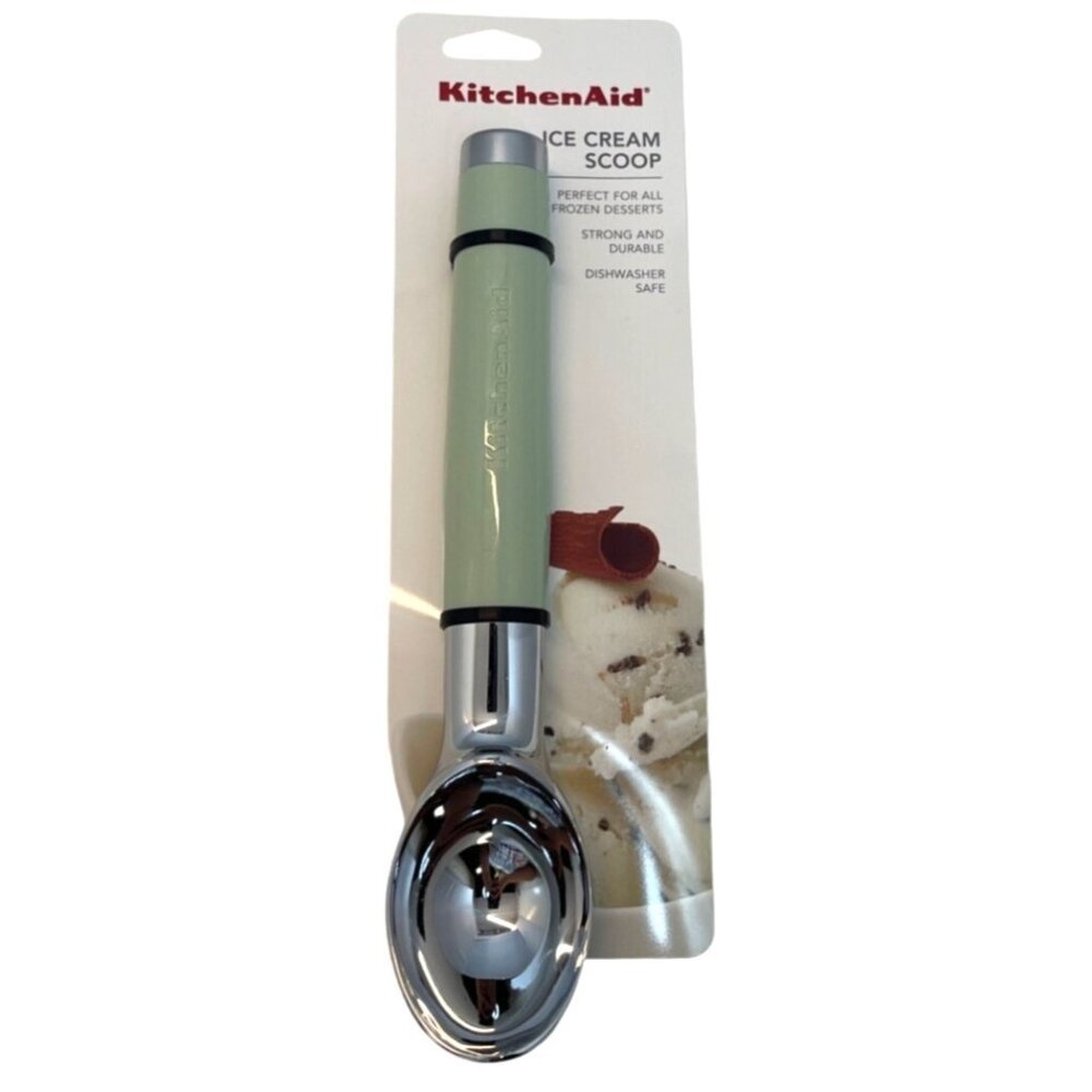 Kitchenaid   pistachio Ice Cream Scoop, Green Stainless Steel NEW with Tags!